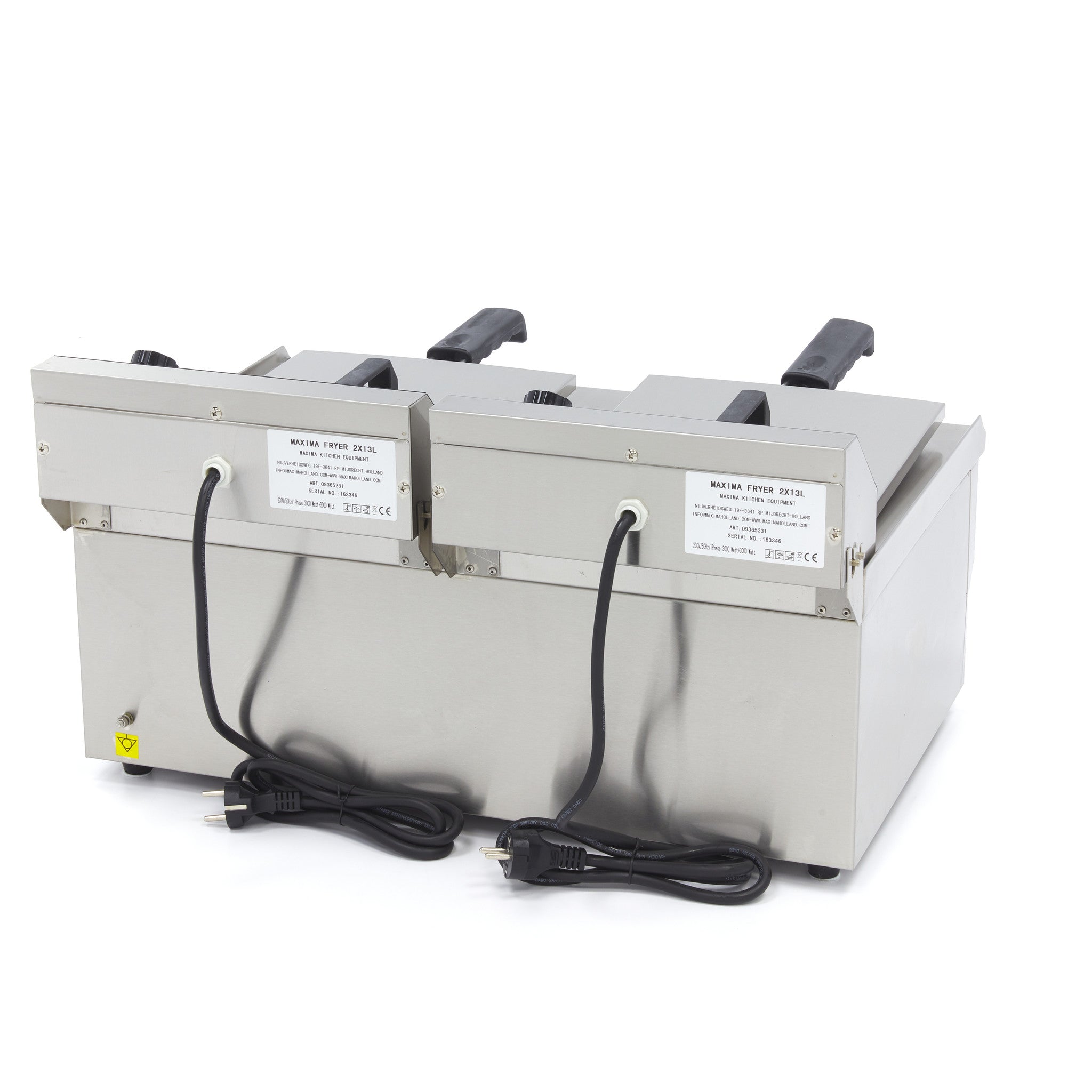 Friture - 2 x 13L - 2 kurve - med aftapningshane