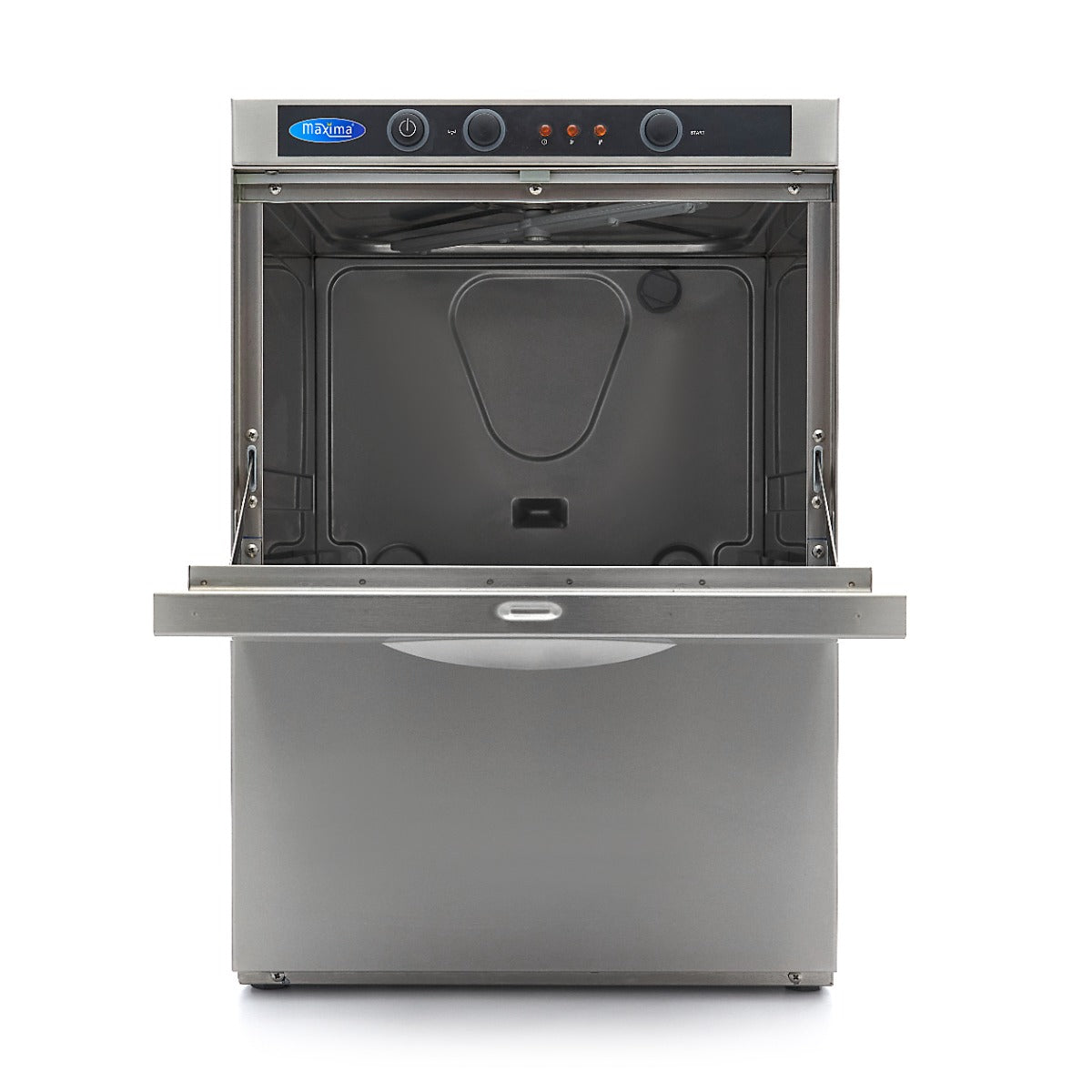 Glasopvaskemaskine - 35 x 35 cm - med tømmepumpe, afspændingsmiddel og sæbepumpe