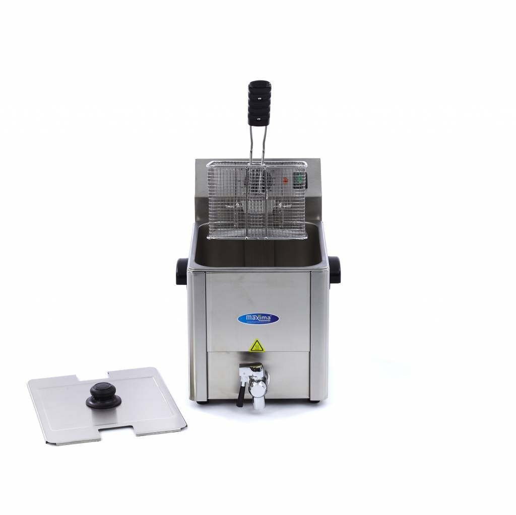 Friture - 8L - 1 kurv - med aftapningshane