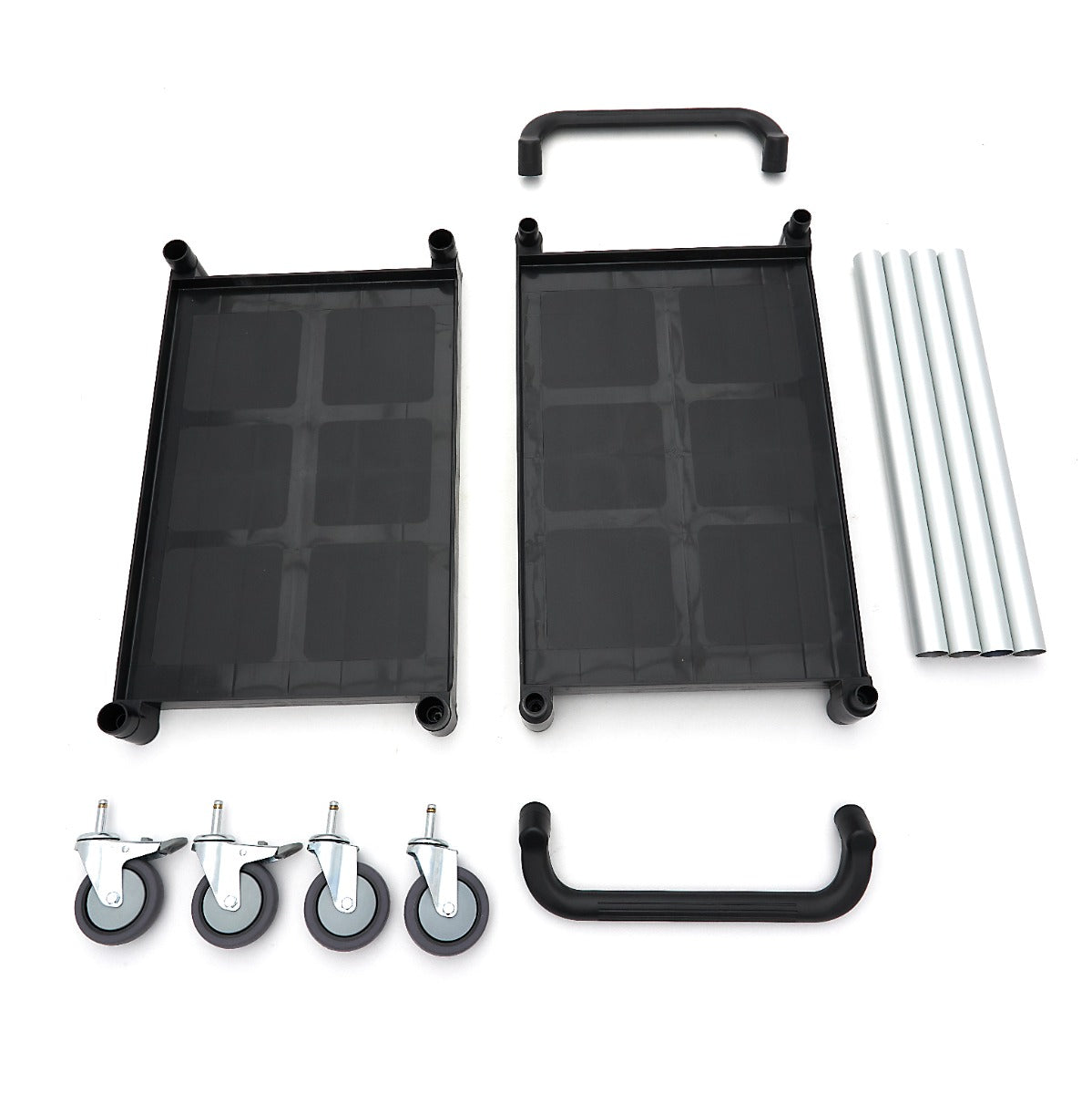 Serveringsvogn – 2 plasthylder – 86,5 x 42,5 cm