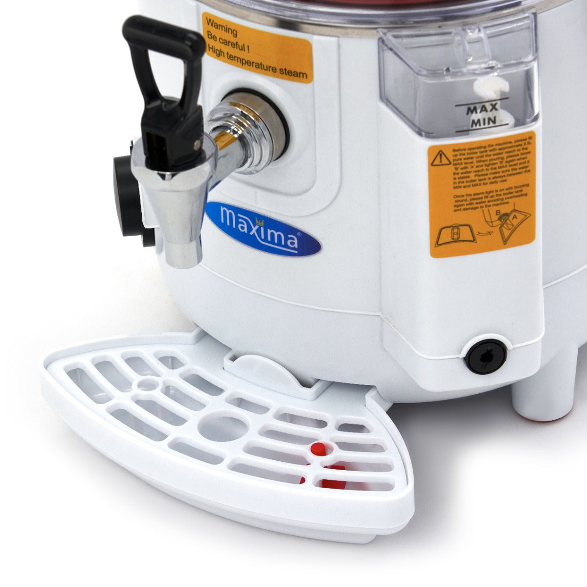 Chokolade dispenser - varm - 5L - Hvid