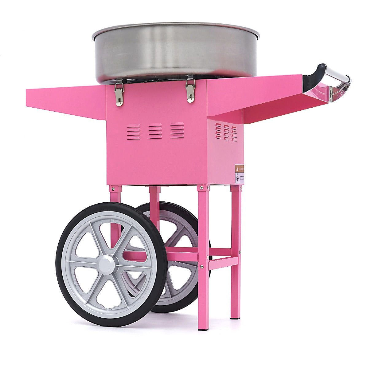 Candy Floss Machine – Ø 52cm – Pink – med vogn