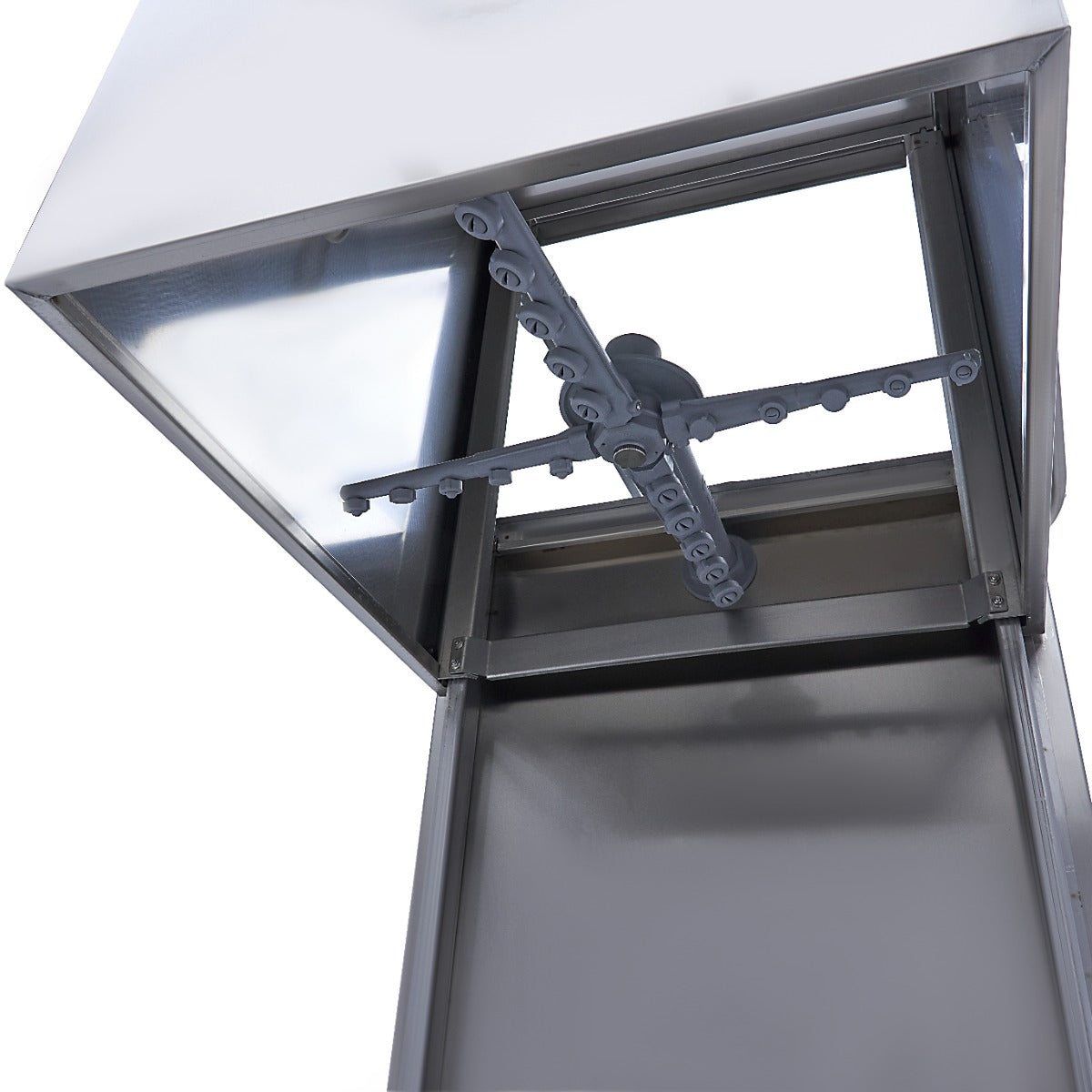 Hætteopvaskemaskine - 50 x 50 cm - Med afspændingsmiddel og sæbepumper - Digitalt display - 400V