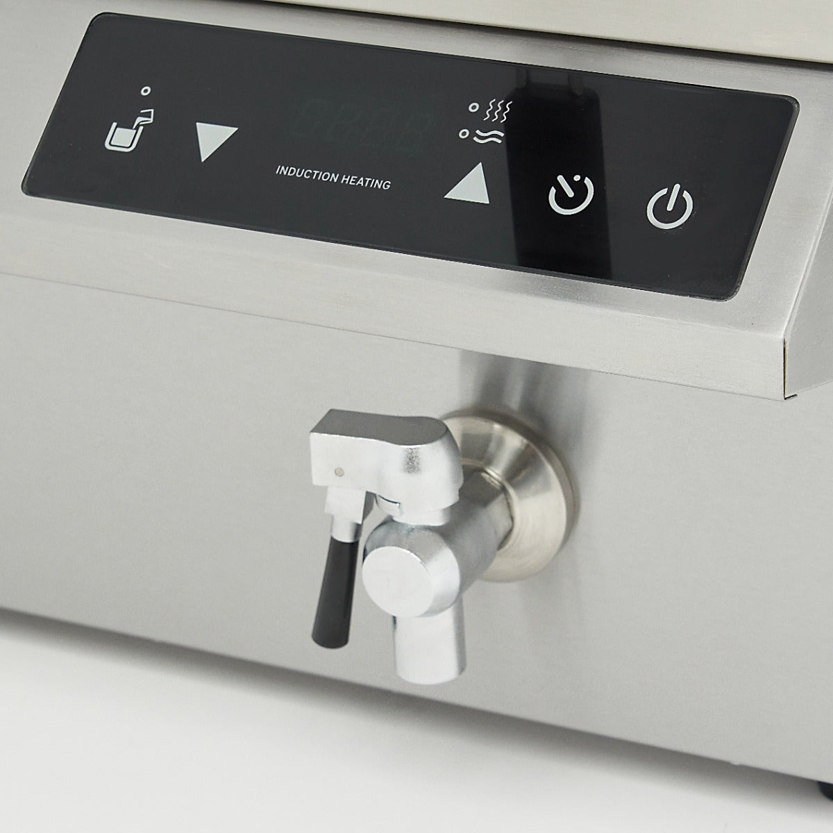 Friture - 2 x 8L - 2 kurve - med aftapningshane - Induktion