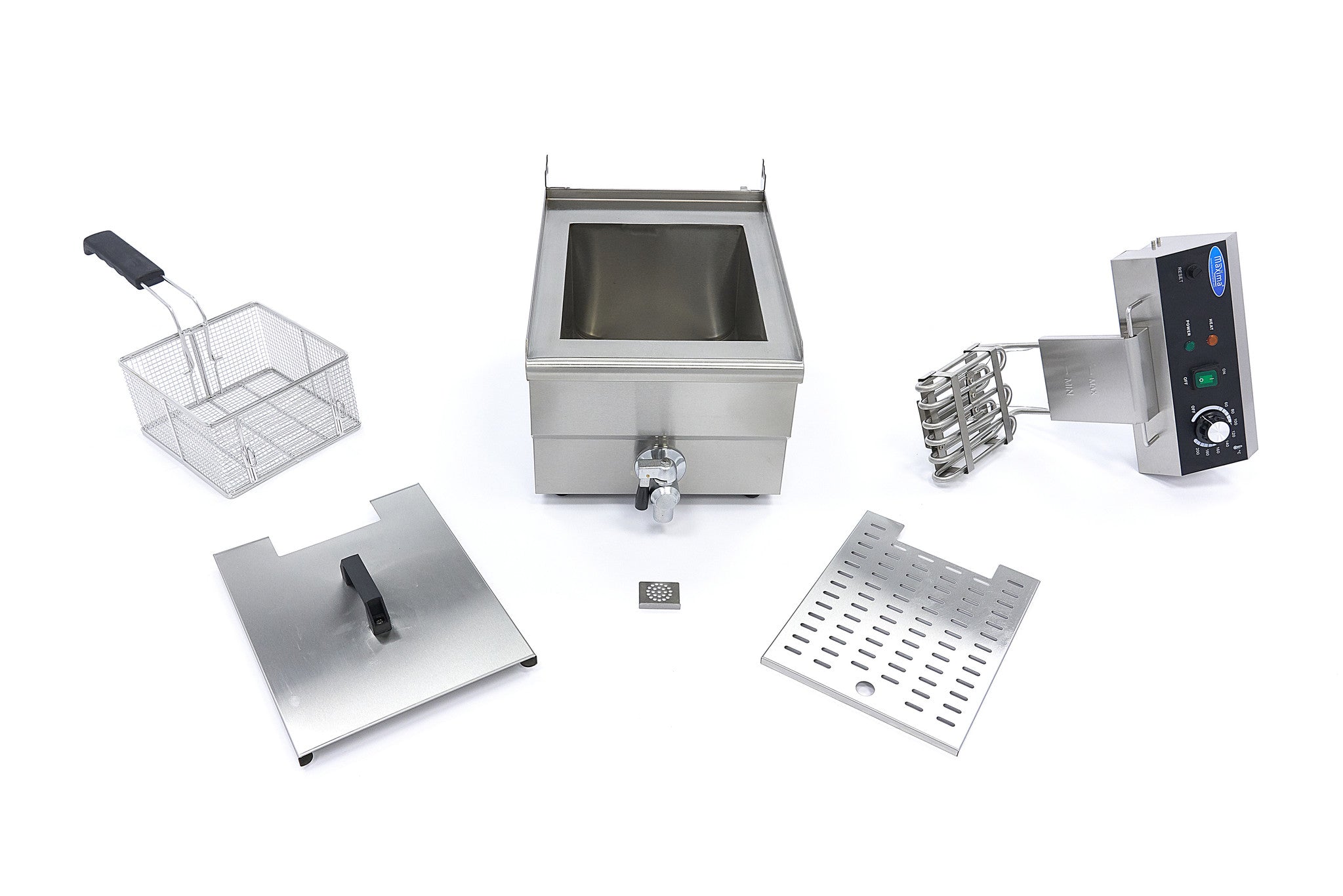 Friture - 13 liter - 1 kurv - med aftapningshane