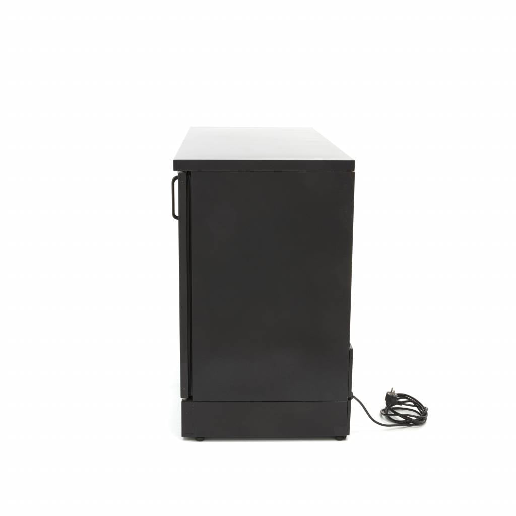 Backbar - barkøleskab - 341L - 3 hængslede låger - 6 justerbare hylder