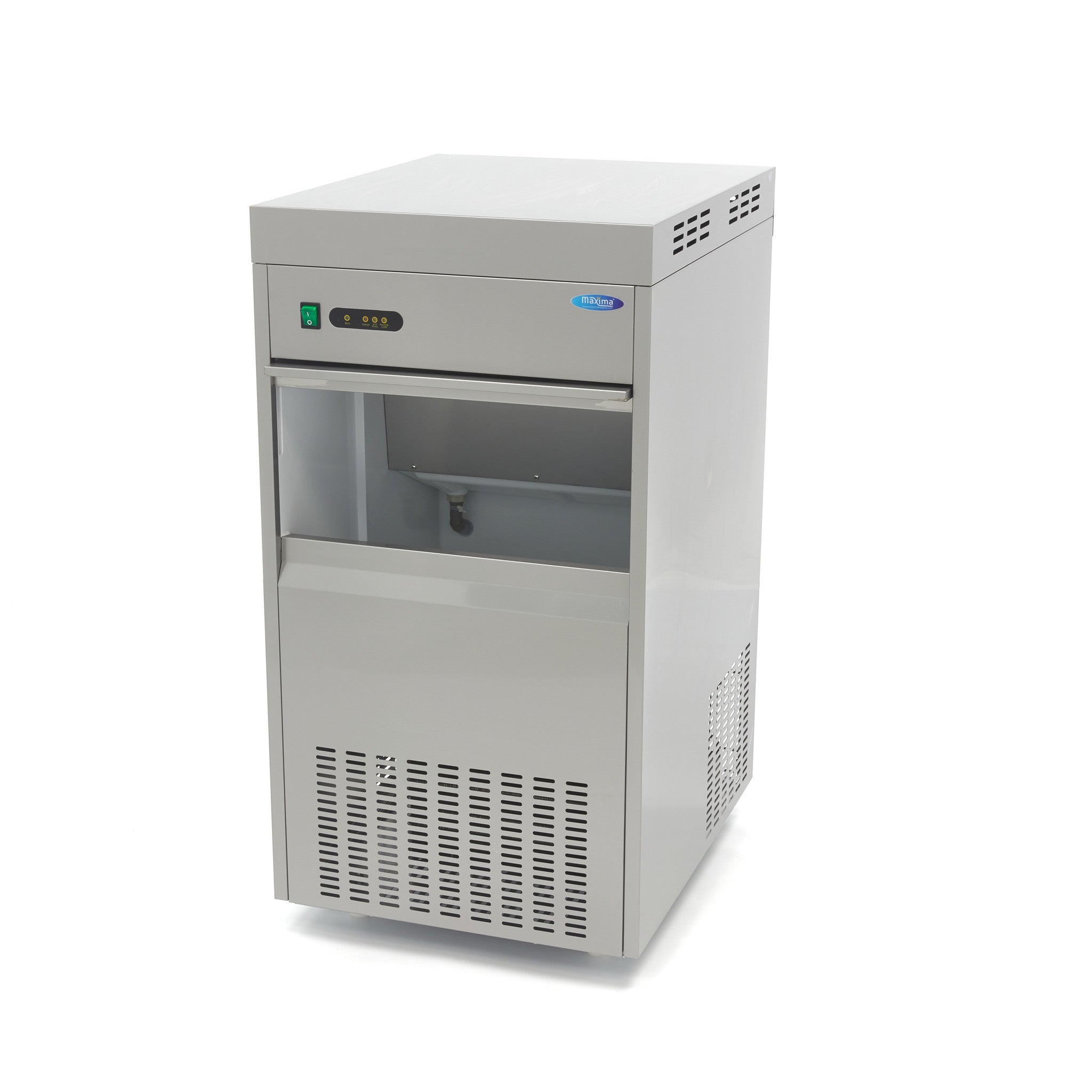 Isterningmaskine - 130 kg/dag - Knust/Flakeret - Luftkølet