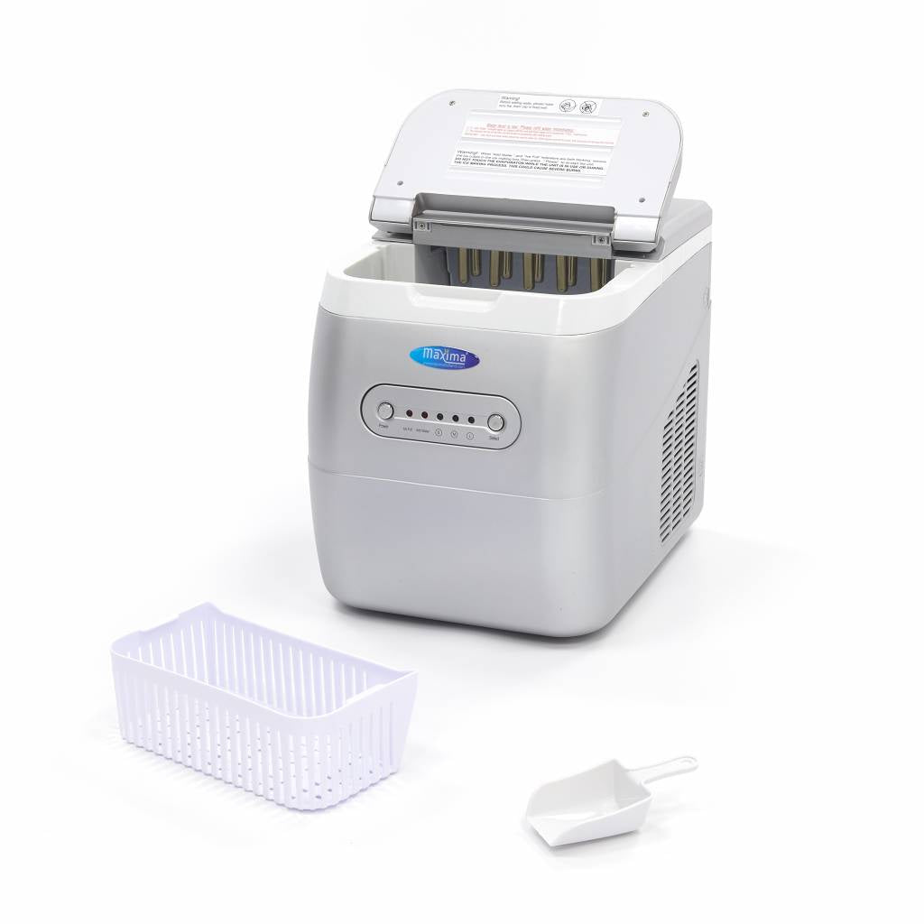 Isterningmaskine - 15 kg/dag - Kugleterninger - Luftkølet