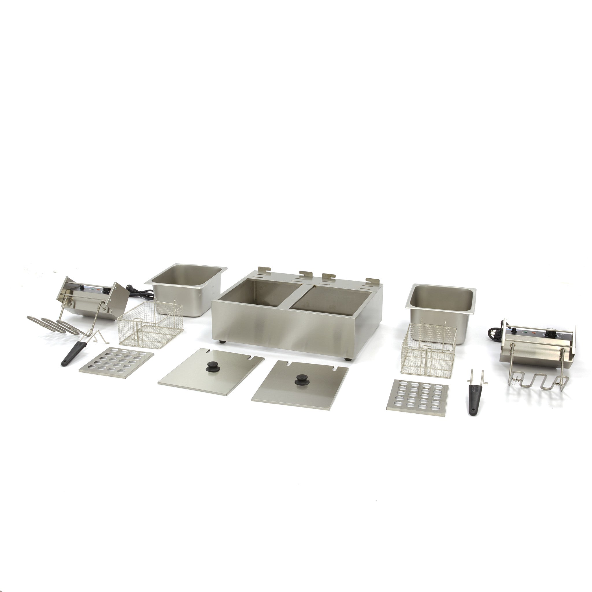 Friture - 2 x 6L - 2 kurve - op til 2,4 kg pommes frites