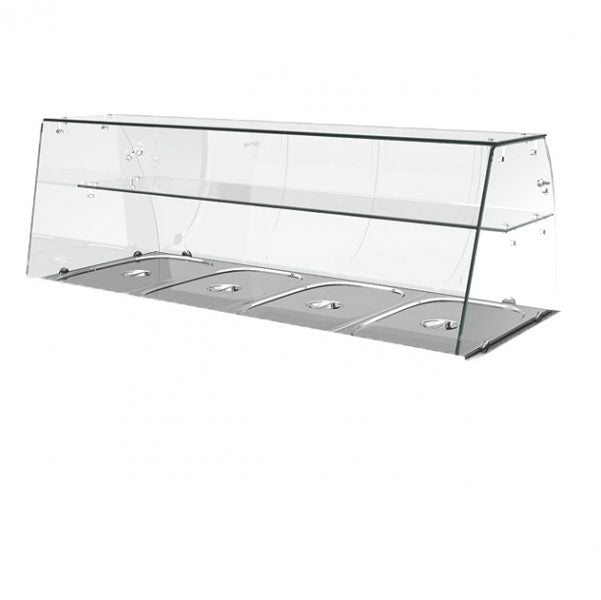 Saladette - 2 låger - Med betjeningsdisk