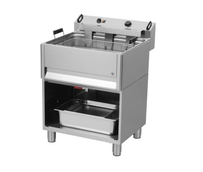 30 liter friture med underbord og sidebord