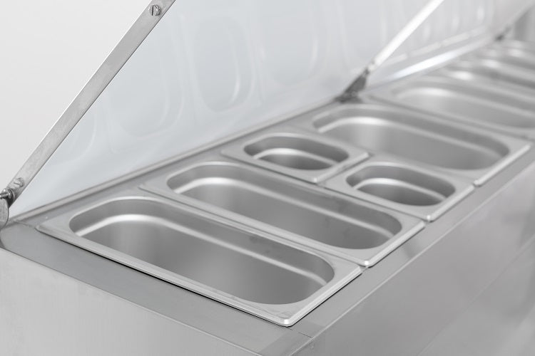 Saladette - 3 låger - 3 x 1/1 GN / 8 x 1/3 GN