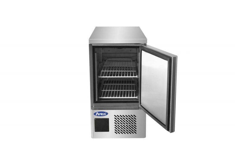 Industrifryseskab i rustfrit stål - 70 liter