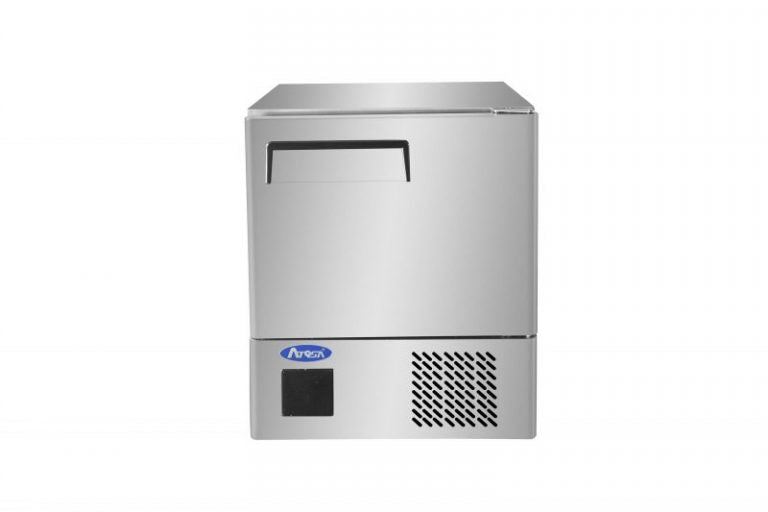 Industrikøleskab i rustfrit stål - 77 liter