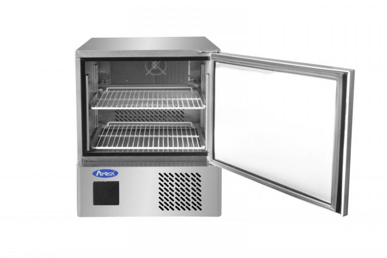 Industrifryseskab i rustfrit stål - 77 liter