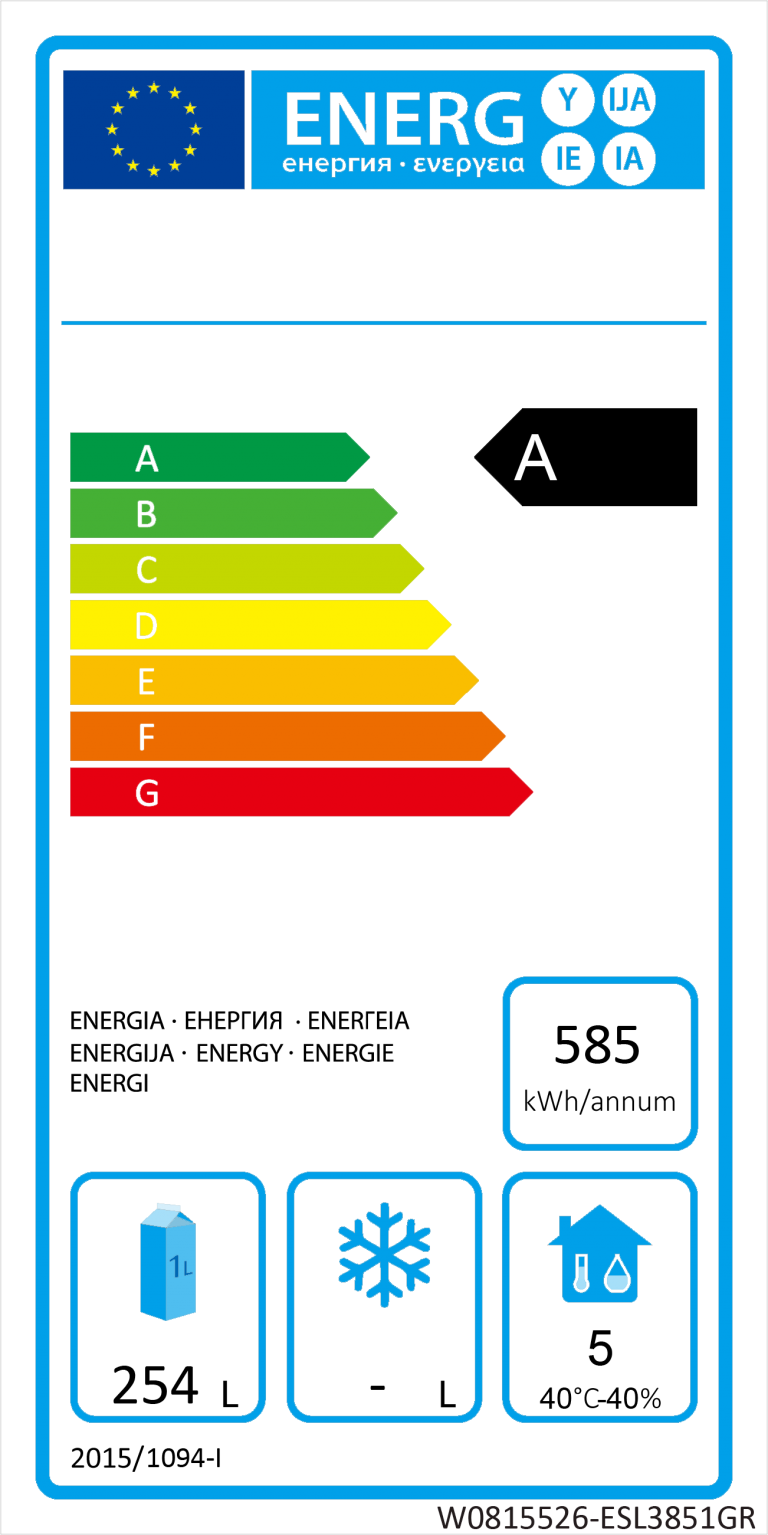 Kølebord - 3 låger