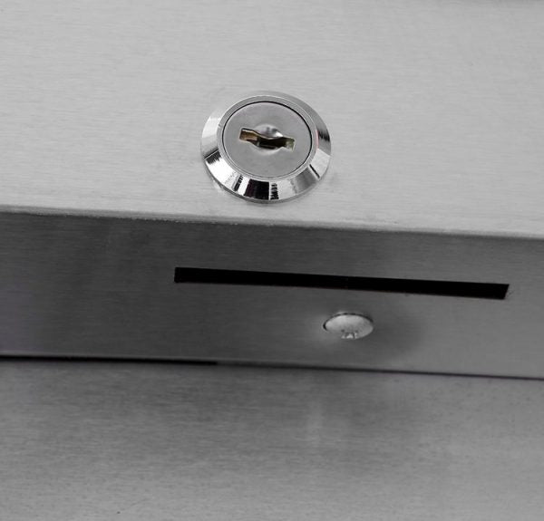 Industrifryseskab - Glasdør - Rustfrit stål - 280 liter