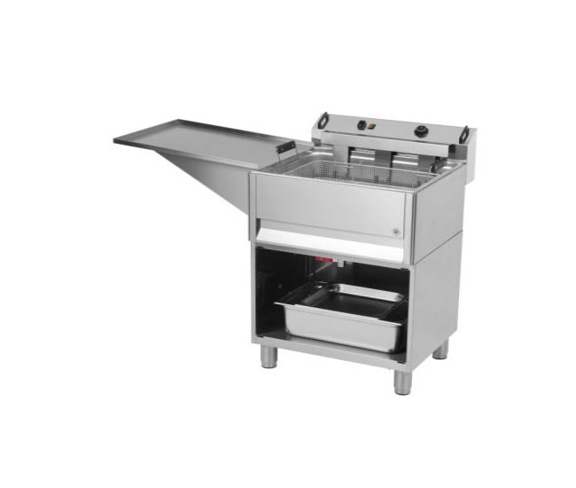 30 liter friture med underbord og sidebord