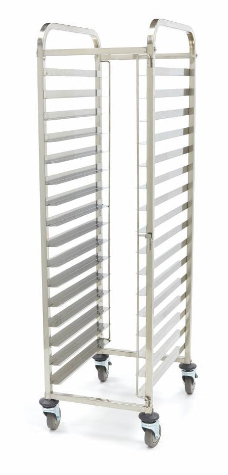 Stikvogn - Rustfrit stål - 400x600 mm - 16 stik