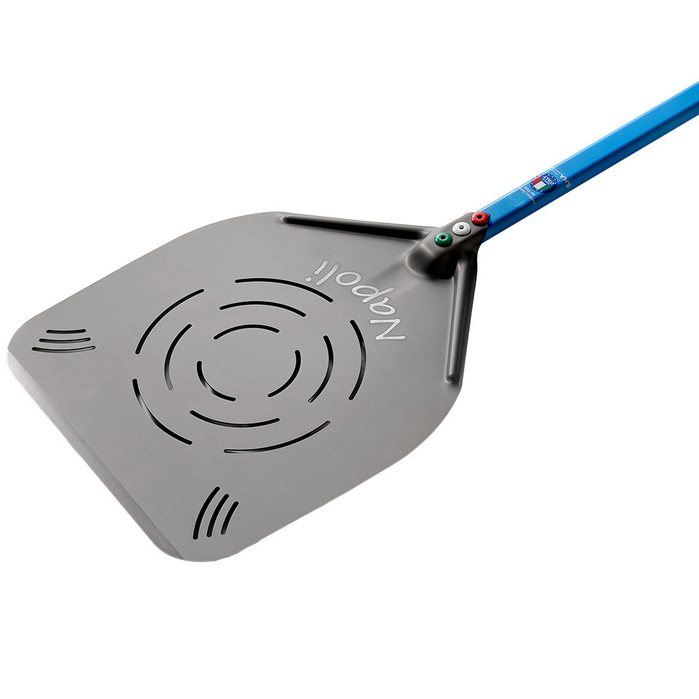 Perforeret napolitansk pizzaspade i aluminium 370 mm