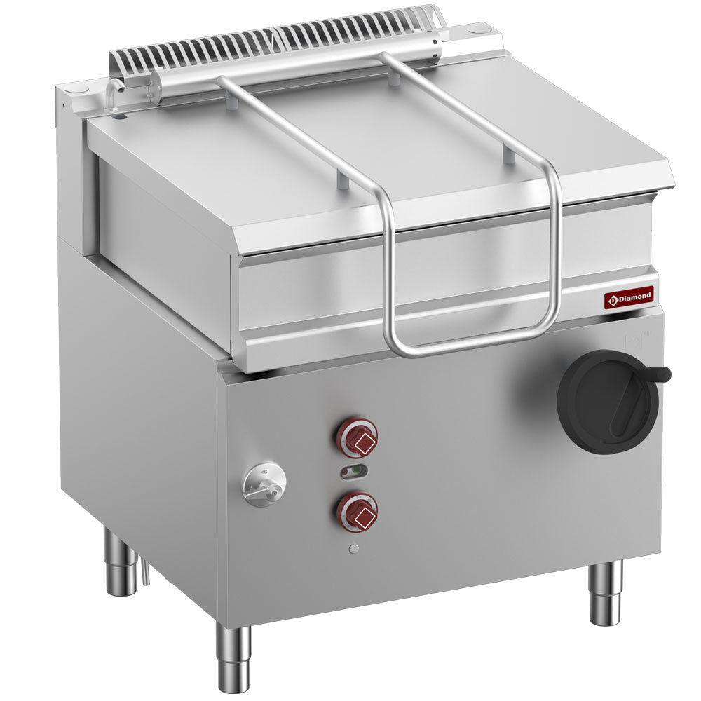 Elektrisk bratpande, rustfri ståltank, 60 liter