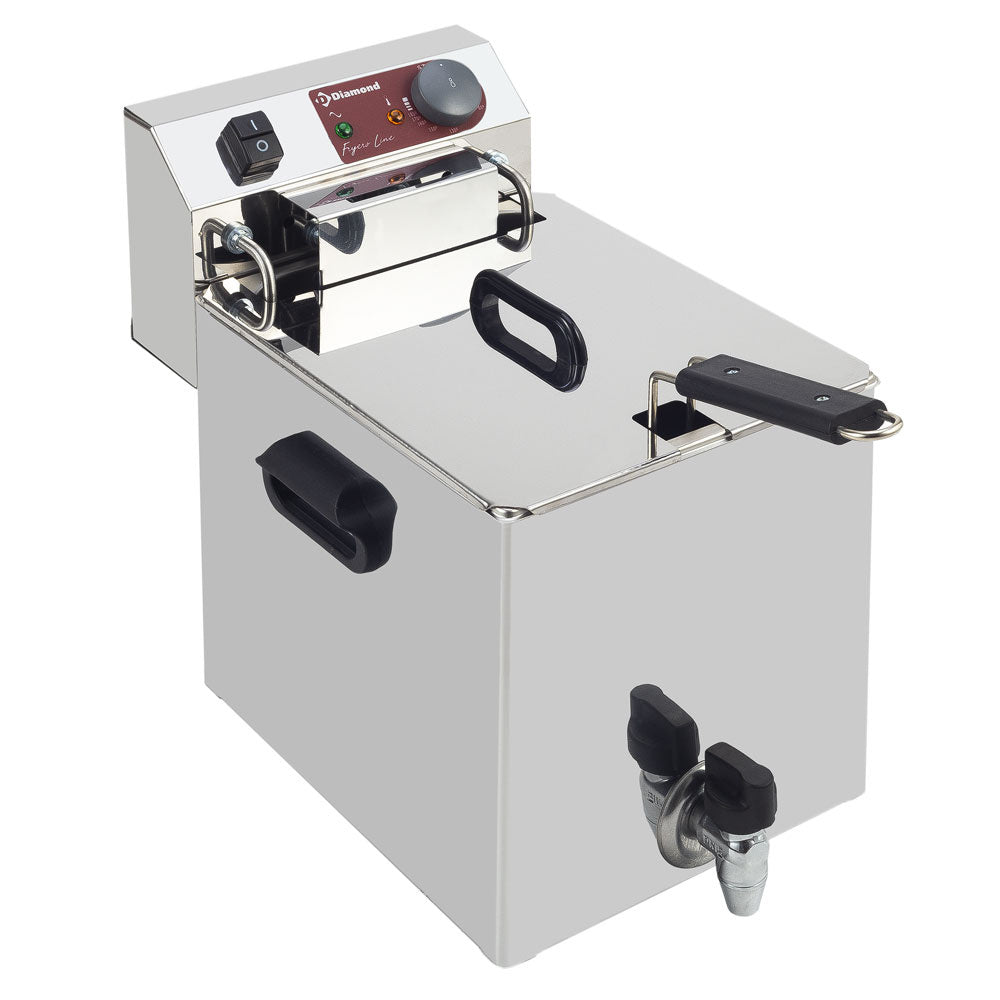 Elektrisk bordfrituregryde 10 liter + hane