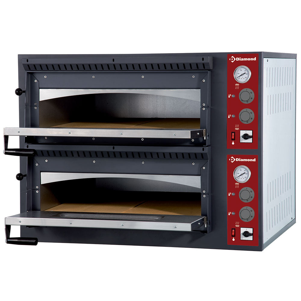 Pizzaovn 2x4 pizzaer, 2 rum