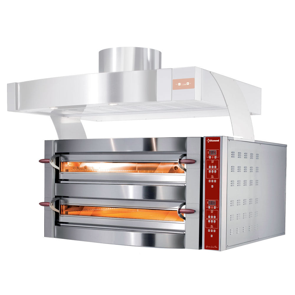 Elovn, 2 kamre, 2x 6 pizzaer 350 mm