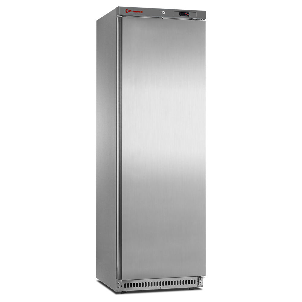 Fryser, statisk, 400 liter. Rustfrit stål