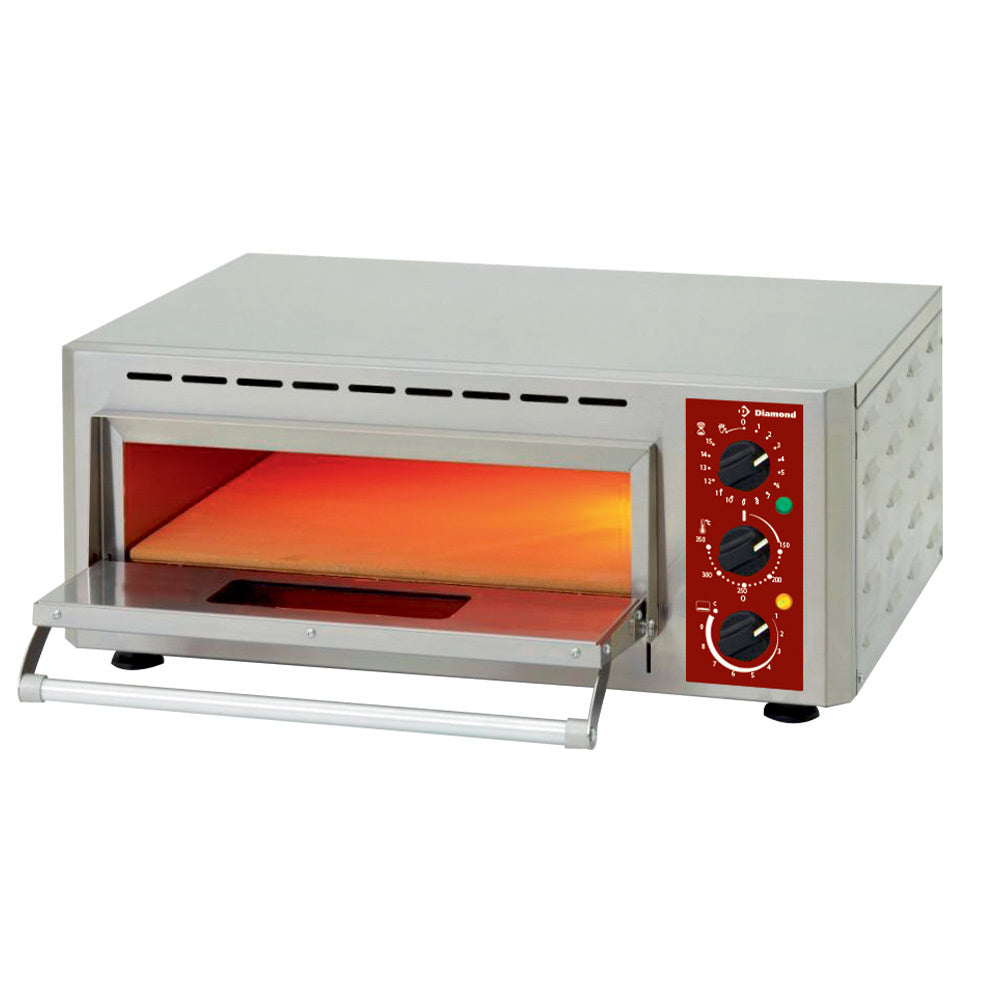 Pizzaovn, el 1 kammer (3 kW) 430x430xh100 mm