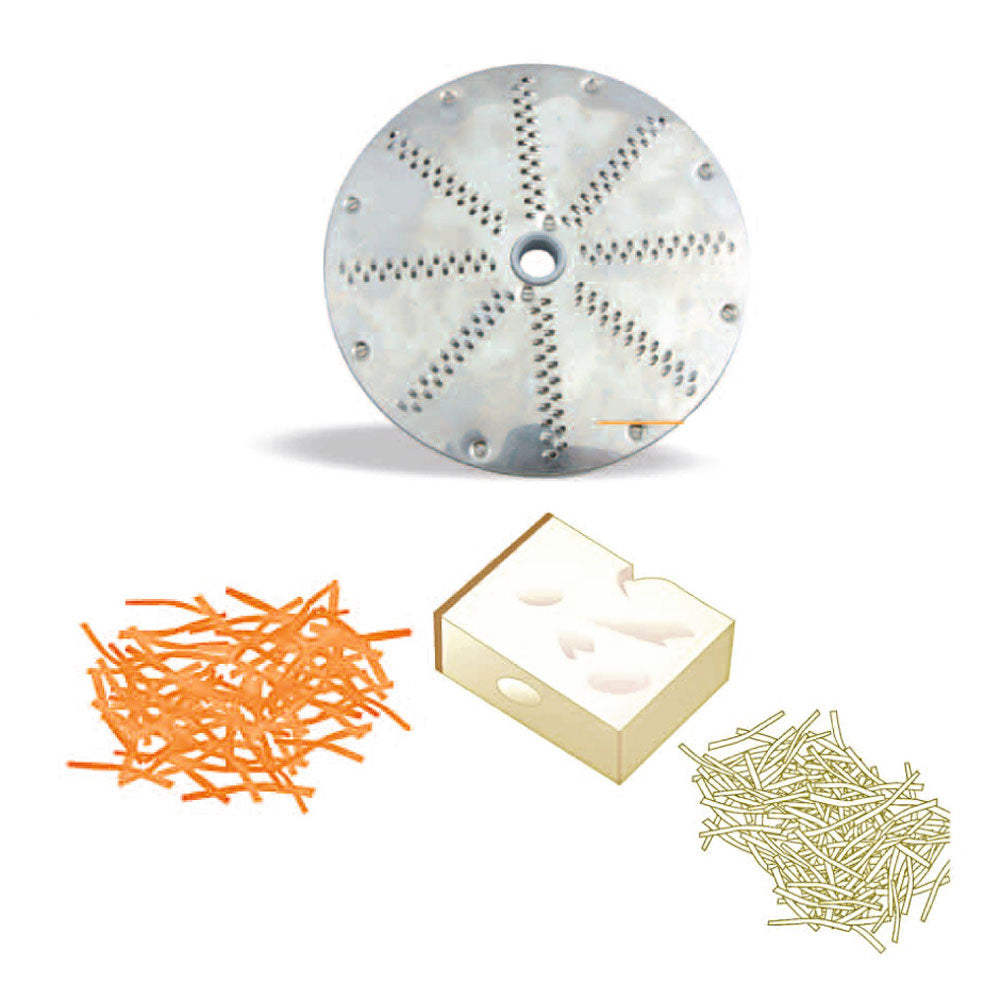 Rivejern til mozzarella/ost 7 mm