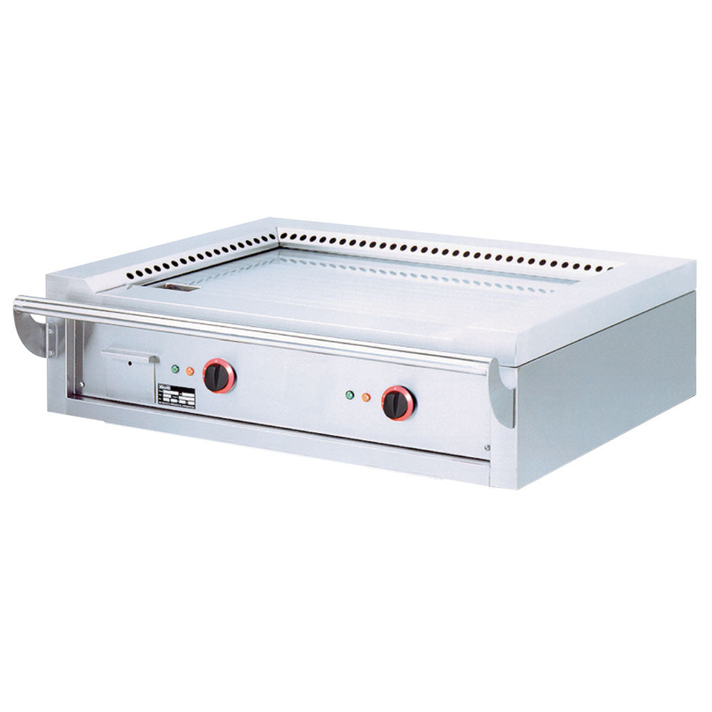 Stegeplade, Elektrisk "Teppanyaki"-plade, 2 områder (2x 5,85 kW), til bordpladen