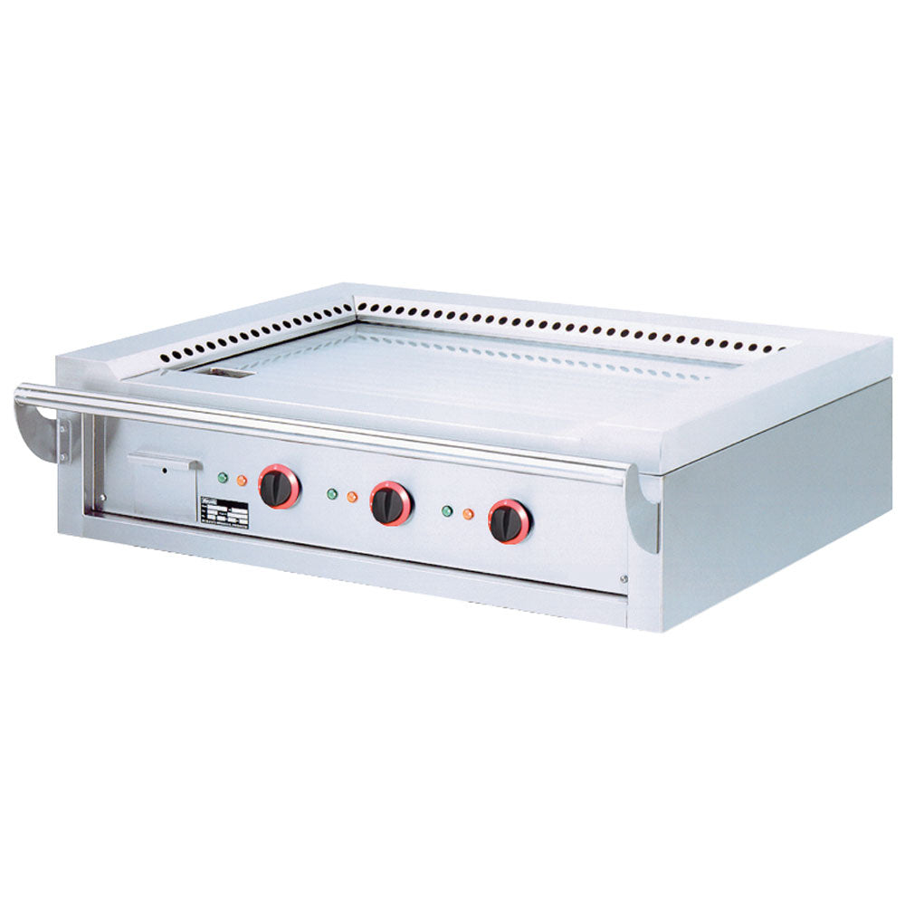 Stegeplade, Elektrisk "Teppanyaki"-plade, 3 områder (3x 4,7 kW), til bordpladen