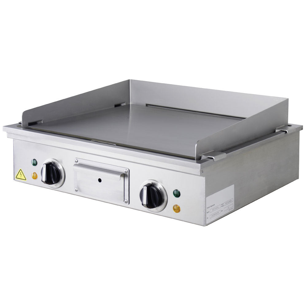 Elektrisk "Teppanyaki"-plade, 2 områder (2x 3,15 kW), til bordet