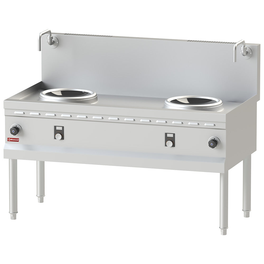Induktions wok komfur 2 zoner - Ø300 MM