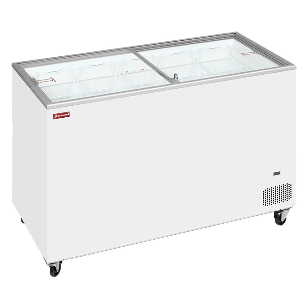 Kummefryser 400 liter, skydelåg