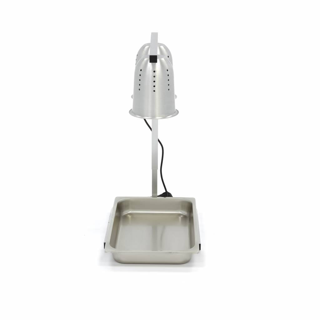 Varmelampe - 2 Lamper - inkl 2 Lamper og 1 x 1/1 GN Beholder