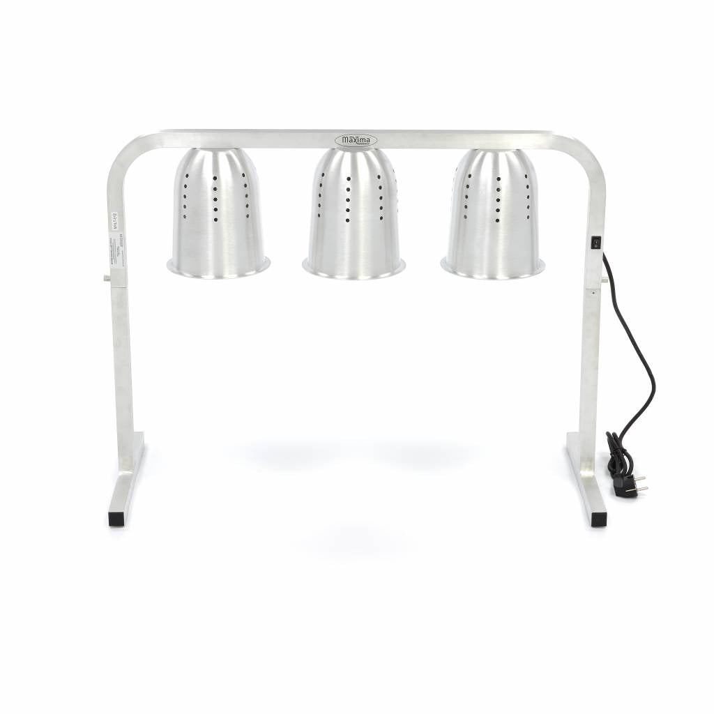 Varmelampe - 3 Lamper - inkl 3 Lamper og 1 x 1/1 GN Beholder