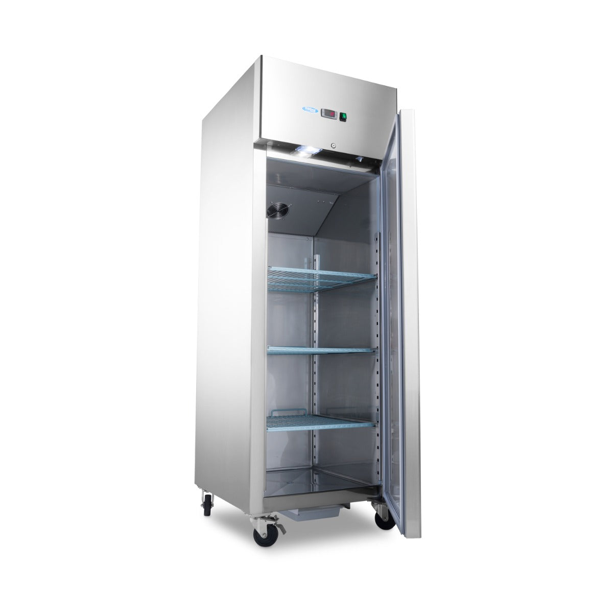 Fryser - 600L - 3 justerbare hylder (2/1 GN) - på hjul - inkl hylder