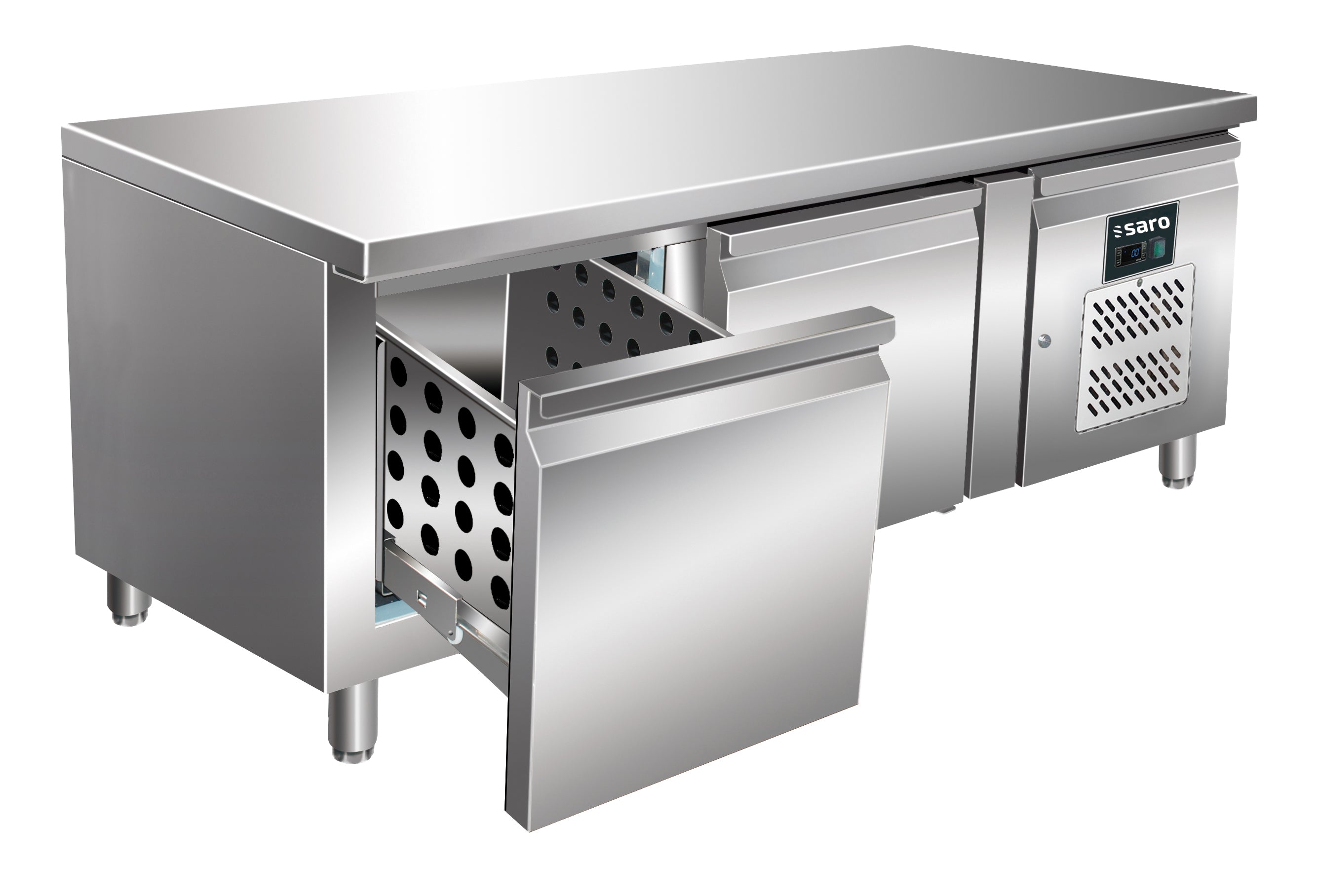 SARO Køleunderbord med 2 skuffer model UGN 2100 TN-2S