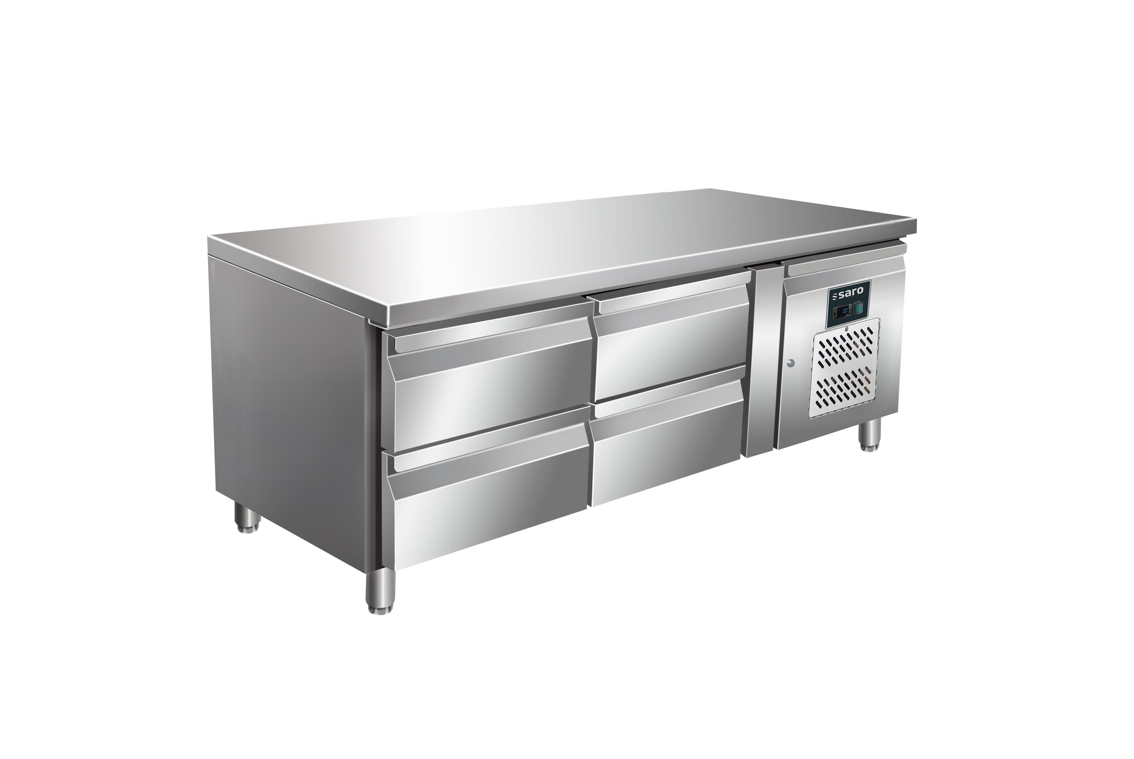 SARO kølebord under bord, 2x2 skuffer UGN 2140 TN