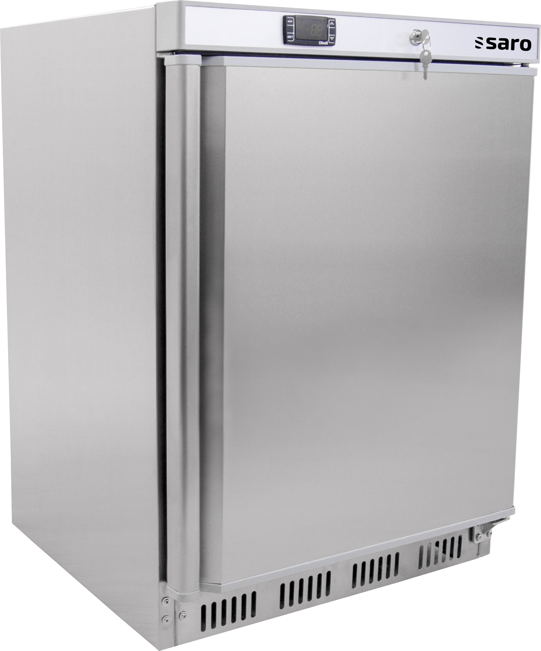 SARO Fryser - rustfrit stål model HT 200 S/S - 129 liter