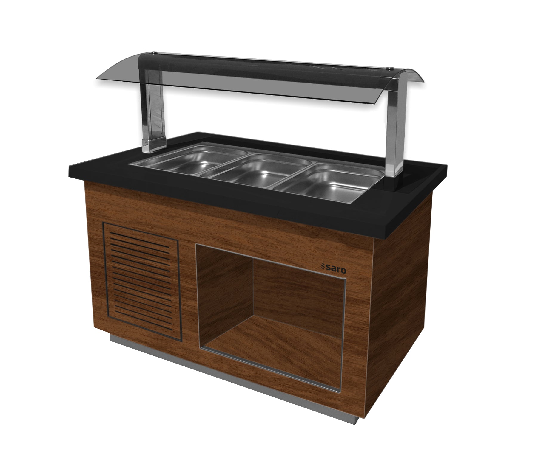 SARO Varm buffet model PREMIUM LINE SB-H 130 valnød