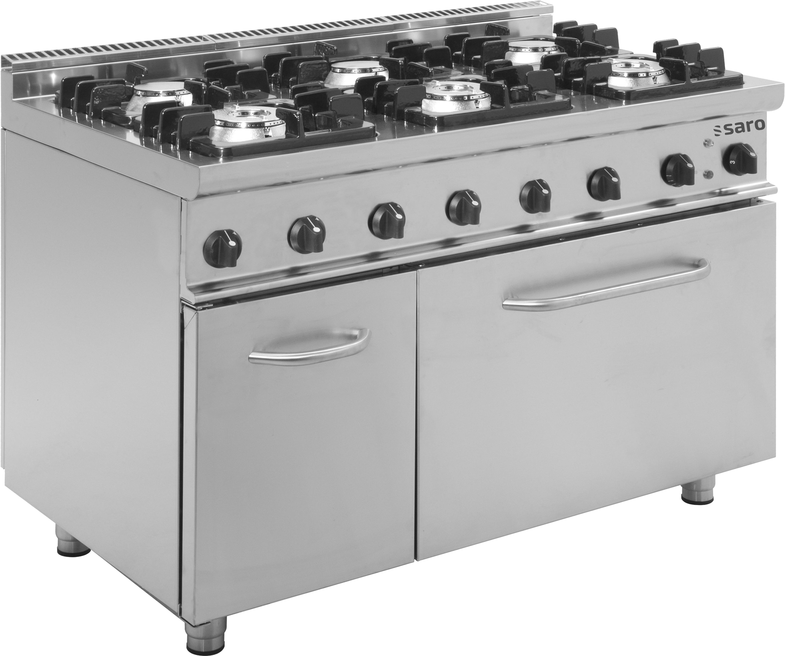SARO Gaskomfur med el-ovn model E7/KUPG6LE