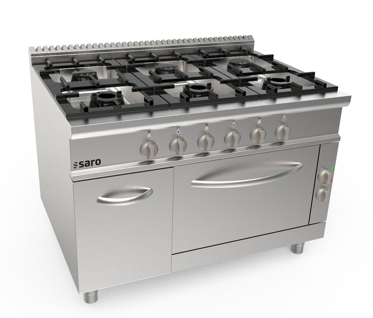 SARO Gaskomfur + el-ovn 6 brændere LQ model LQ / CUG6NE