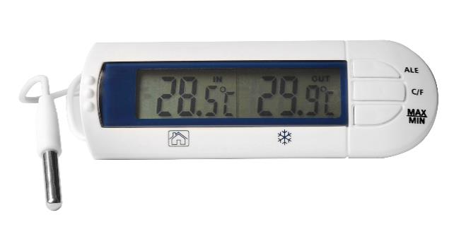 SARO Følertermometer digitalt - med alarm model 4719