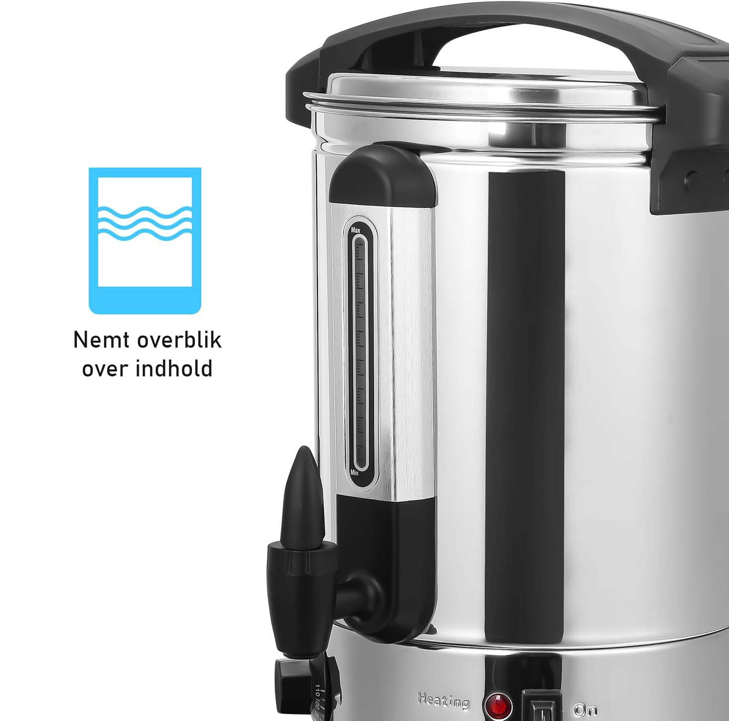 Gløggkedel - 8 liter - 1500 watt