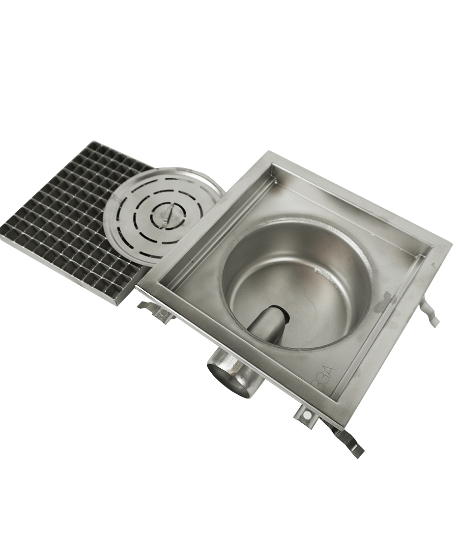 Gulvafløb 300 x 300 mm