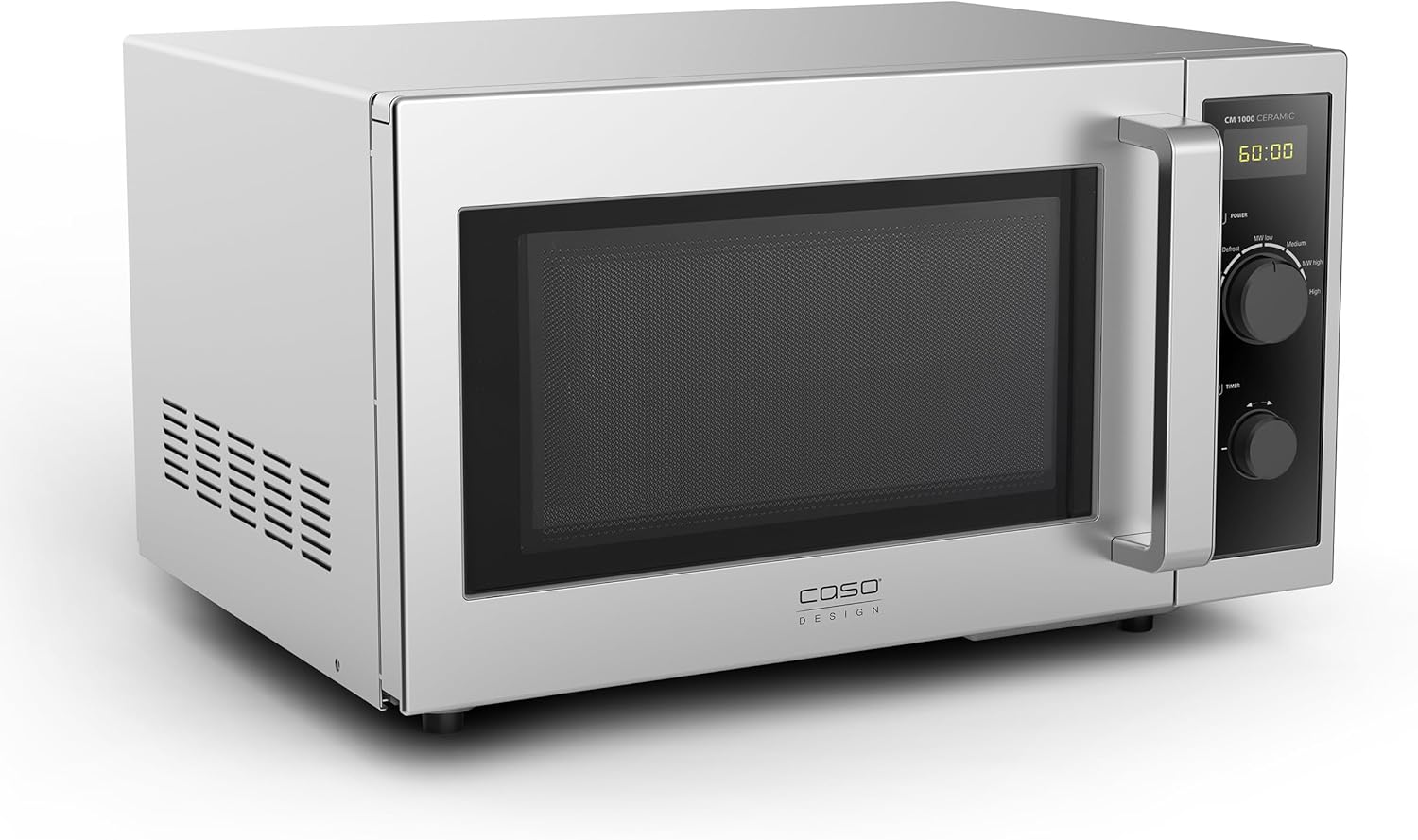 Microbølgeovn 25 liter rustfrit stål