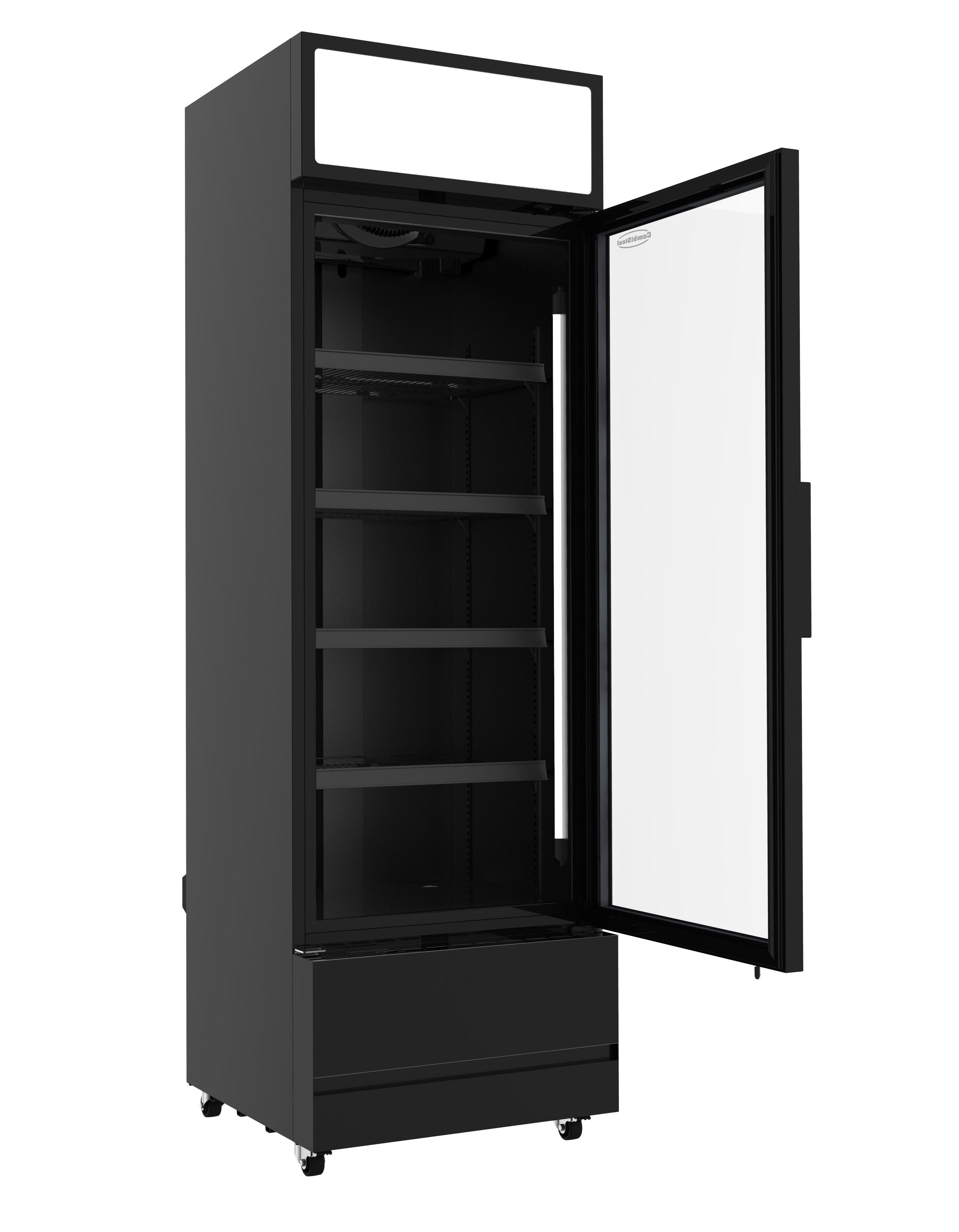 Displaykøleskab -  Sort - 360 liter